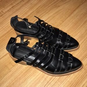 Black Leather Rebecca Minkoff Hayden Oxfords